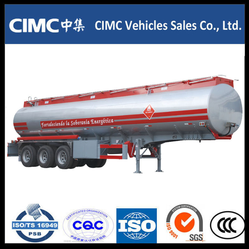 Wysoka jakość CIMC Fuel Tank Semi Trailer